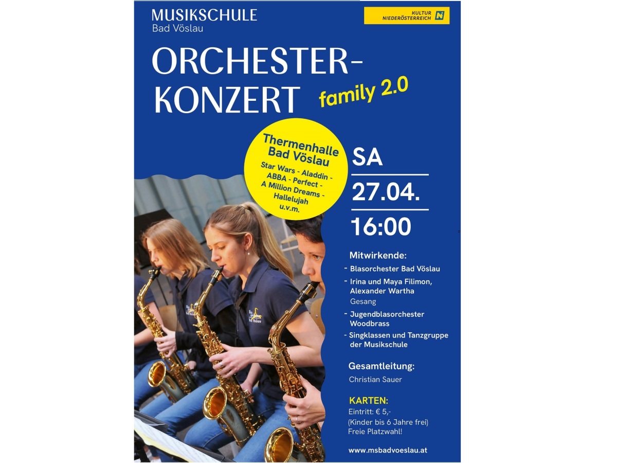 „Familienkonzert 2.0“ – das große Orchesterkonzert für die ganze Familie